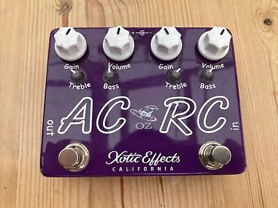 Xotic Effects AC RC Dual Overdrive Pedal Oz Noy Signature • £149