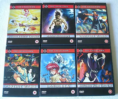 Manga Entertainment DVD The Collection 6 DVD Lot • £21.50