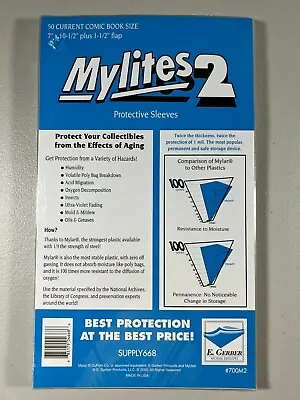 E. Gerber Mylites2 Current (50pcs) 700M2 • $18.95