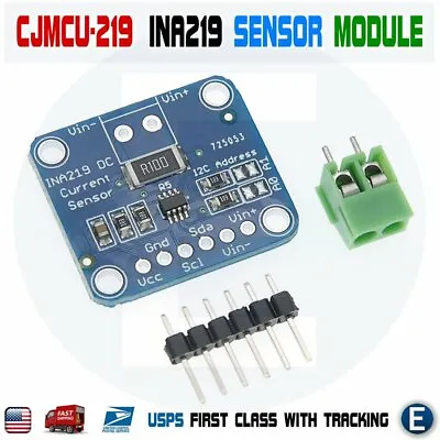 CJMCU-219 INA219 I2C Bi-directional Current Power Monitor Sensor Module USA • $4.19