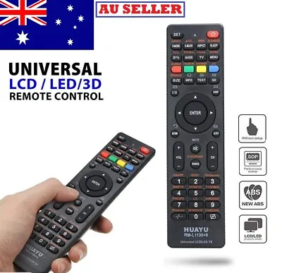 Universal LCD/LED/3D TV Remote For LG/Hisense/TCL/PHILIPS/SHARP/HITACHI/Samsung  • $12.99