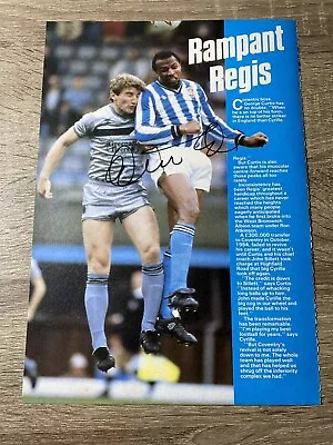 Signed Cyrille Regis Coventry City 10x7 Magazine Picture • £13.99