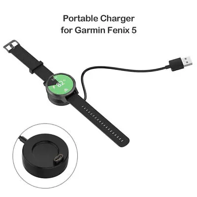 1m USB Charging Cable Cord Dock Charger For Garmin Fenix 5 5S 5X Plus 6 6S 6X • $9.35