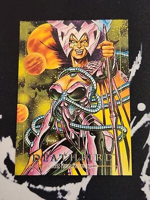 1992 Marvel Masterpieces Deathbird LM-3 Lost Ladies Tin Exclusive Insert • $11