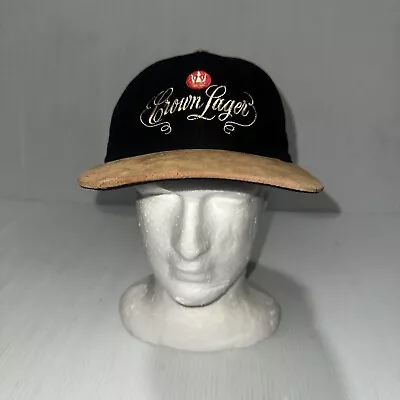 Essential Beer Gear Hat Baseball Cap Suede Cap With Crown Lager Embroidery As Is • $35