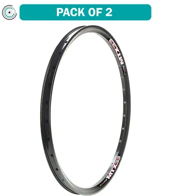 Pack Of 2 Sun Ringle MTX33 Rim - 26  Disc Black 32H Clincher • $115.98