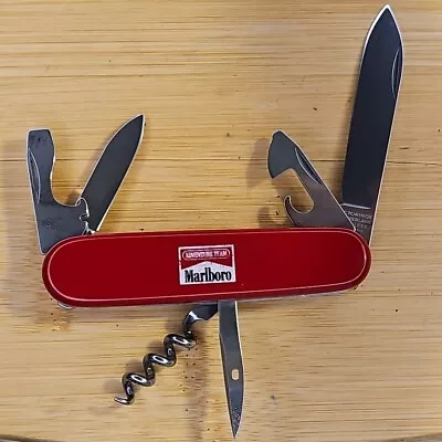 Victorinox Standard/Spartan Rostfrei SAK Multi-Tool 91mm Marlboro Scales Pre 92 • $4