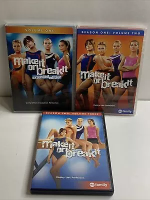 Make It Or Break It - Volume One Two & Three DVD Set Vol 1 2 3 NTSC REGION 1 • $39.73