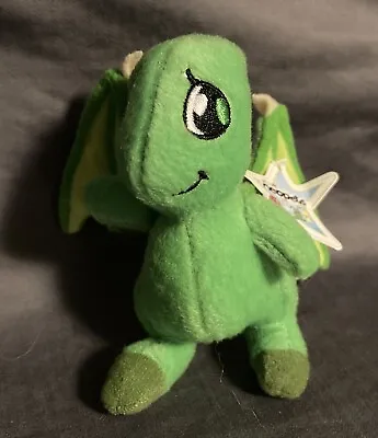 Neopets Green Shoyru McDonald's 2004 Toy Plush Dragon Star Stuffed Animal • $5.49