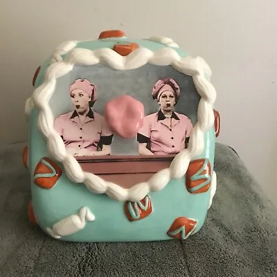 I Love Lucy Chocolate Factory Cookie Jar #14342 With Box • $70