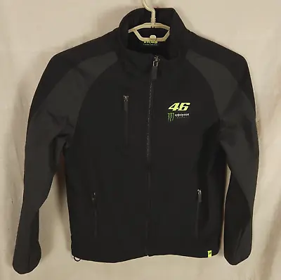 Valentino Rossi VR/46 Monster Energy Full Zip Soft Shell Jacket Size S Small • $44.90