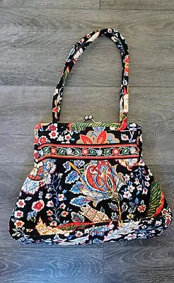 Vera Bradley Alice Shoulder Bag Versailles KISS Lock • $22.99