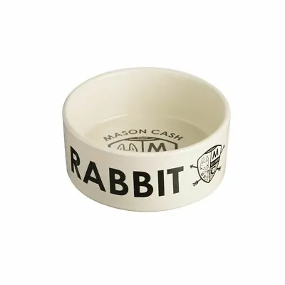 Mason Cash Coat Of Arms 12cm Non-tip Rabbit Bowl Pet Dish Rabbit Feeding Dish • £8.99