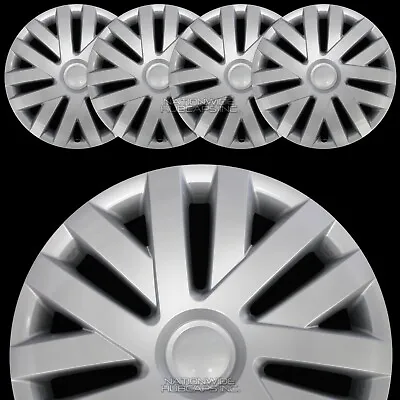 $59.99 • Buy 16  Set Of 4 VW Jetta Beetle Wheel Covers Full Rim Hub Caps Fit R16 Steel Rims