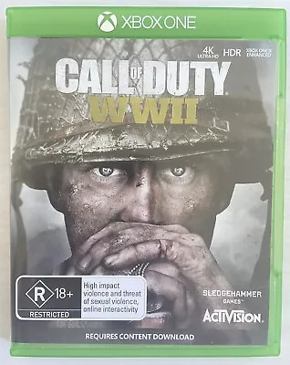 Call Of Duty: WWII (Xbox One 2017) World War Game FREE POST • $24.95