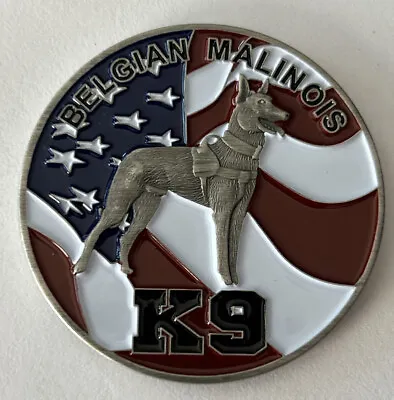 FBI K9 Belgian Malinois Hero Challenge Coin • $19.99