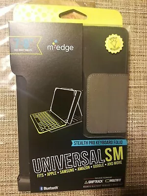 New OEM M-Edge Universal SM Stealth PRO Keyboard Folio Case For 7-8  Tablets • $11.99