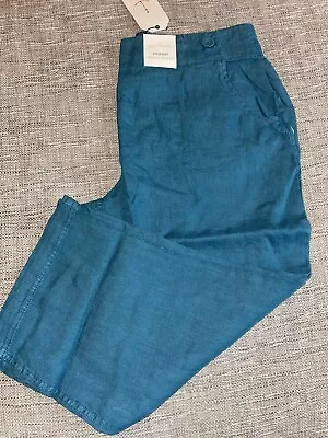 Seasalt Cornwall Cropped Trousers Size 18 • £20