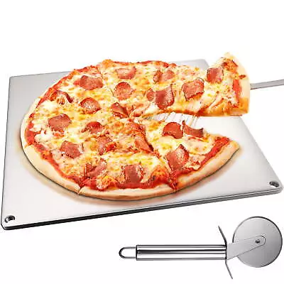 VEVOR Steel Pizza StoneSteel Baking 16  X 14  Steel0.2 Thick Steel Pizza Pan • $36.55