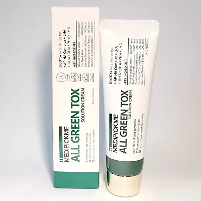 Medipickme All Green Tox Solution Cream 50ml Anti Wrinkle Whitening K-Beauty • $27.89