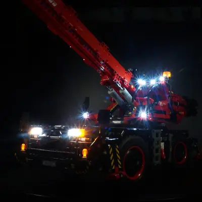 LED Light Kit For Rough Terrain Crane - Compatible With LEGO® 42082 Set AU • $68.99