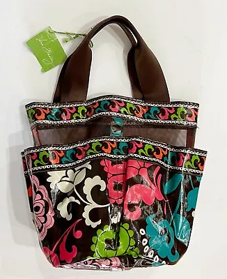 NWT ~ VERA BRADLEY “Lola” Shower Caddy Bag Multicolor Floral Mesh Panels • $20.89