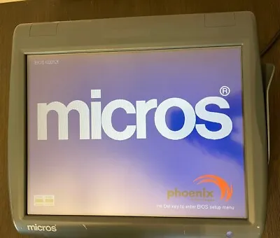 Micros Workstation 5A WS5A 400814-122 POS Touchscreen System Wth Micros Printer • $119.99