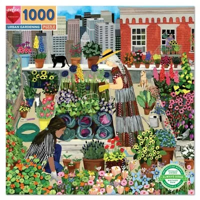 Urban Garden 1000 Piece Jigsaw Puzzle By Eeboo • $47.99