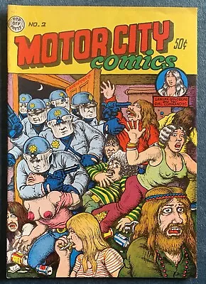 Motor City Comics #2  Underground Comix   R. Crumb Art   • $19.98