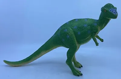 Vintage 1997 Pachycephalosaurus Toy Dinosaur 8½  Green Jasman 9603168 • $14.99