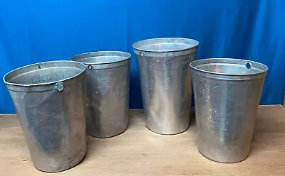 4 USED Aluminum Sap Buckets Maple Syrup Bucket • $8.69