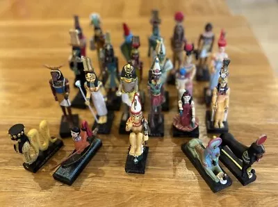 Model Figures Of Egyptian Pharaohs And Gods • £6