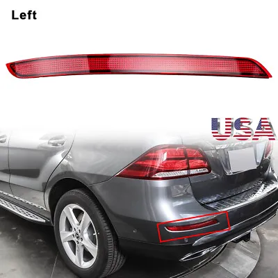 Rear Left Bumper Reflector Lamp For Mercedes W166 ML350 ML400 ML550 2012-2015 • $11.32