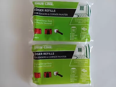 $15.99 • Buy Shur-Line 2001046  Paint Edger Replacement Pads Refills 2-Pack New-Lot Of 2