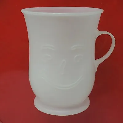 Kool-Aid Man Guy Smiling White Plastic Cup Single Vintage 1980s  • $8.99