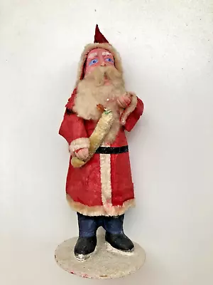 Antique Made In Japan Santa Claus Christmas Candy Container • $25