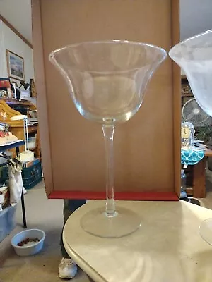 Giant Clear 15.5  Martini Glass • $65