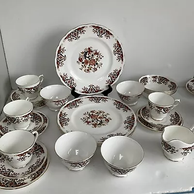 Colclough  Royale” Bone China Dinner And Breakfast Serving Set For 4 - 25 Pieces • £90