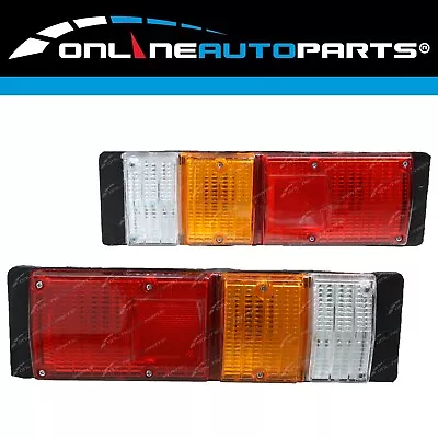 LH+RH Taillights Pair For Holden Rodeo Tray Back Ute KB/TF/RA 1981-2006 L+R Set • $59.95