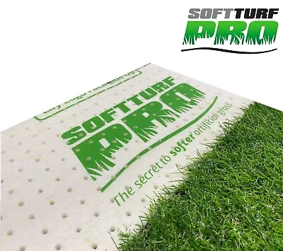 £12.50 • Buy SoftTurf® Pro Artificial Grass Underlay - Drainage Holes For Astro Turf Lawn