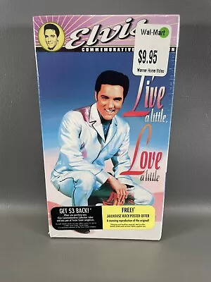 Elvis Live A Little Love A Little (VHS 1997) SEALED • $2.95
