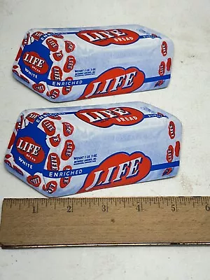 2 Vintage Life White Enriched Bread Cardboard Add Display Pieces • $9.99