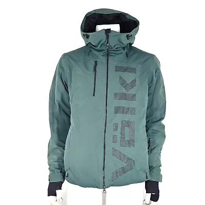 Volkl Men's Skiing Snowboarding Jacket Hooded Waterproof Windproof Green Sz S-M • $79.99