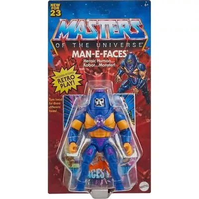 Masters Of The Universe Origins Man-E-Faces Action Figure With Mini Comic Book • $125.95