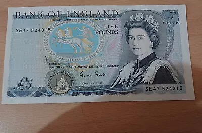 Old 5 Five Pound Note Excellent Condition  • £7.50