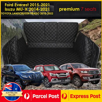 $139 • Buy FITS Ford Everest/Isuzu/Prado Custom Made Trunk Boot Mats Liner Cargo Mat Cover