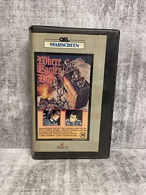 Where Eagles Dare VHS Movie Video Cassette Tape • $19.90