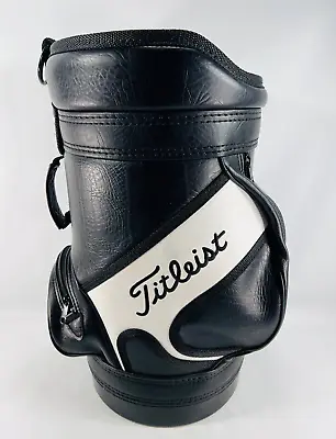 Titleist Novelty Black & White Mini Golf Bag 20  Tall - Man Cave Bucket • $99