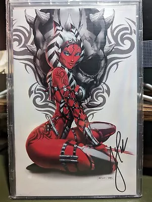 JAMIE TYNDALL White Widow #1 Sith Ahsoka Rebels Signed Virgin VARIANT W/COA • £36.49