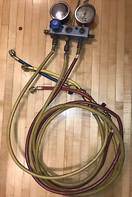 $65 • Buy Snap-On Tools A/C AC Refrigeration Kit Dual Manifold Gauge Valve Set R-12 R-22